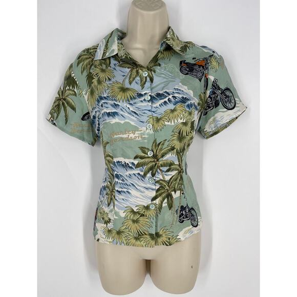 Harley Davidson Tops - Harley Davidson Button Down (B11#8)